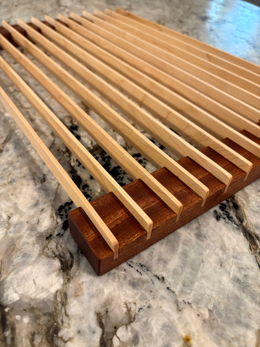 Bread cooling rack (Sapele and Maple)