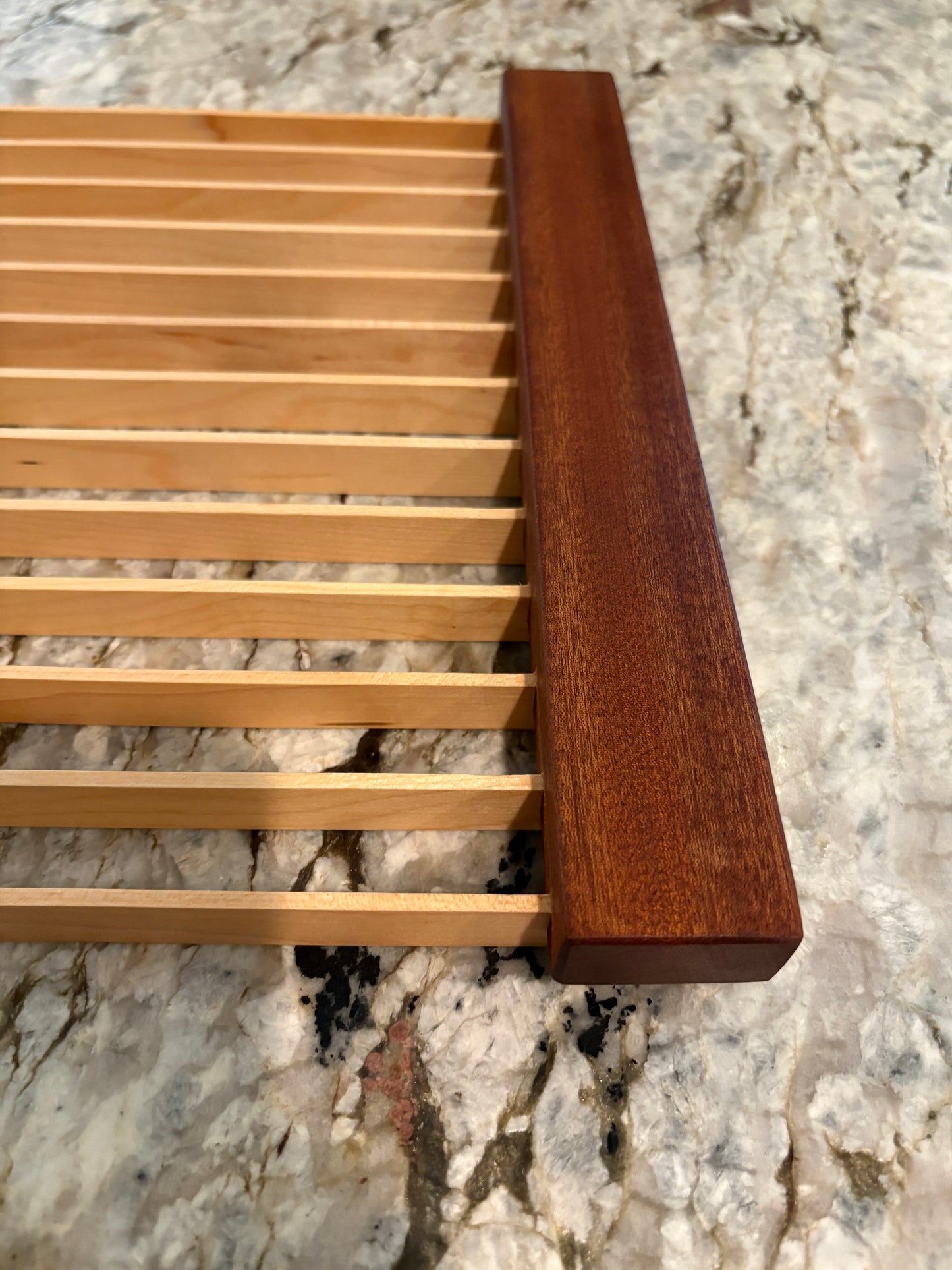 Bread cooling rack (Sapele and Maple)