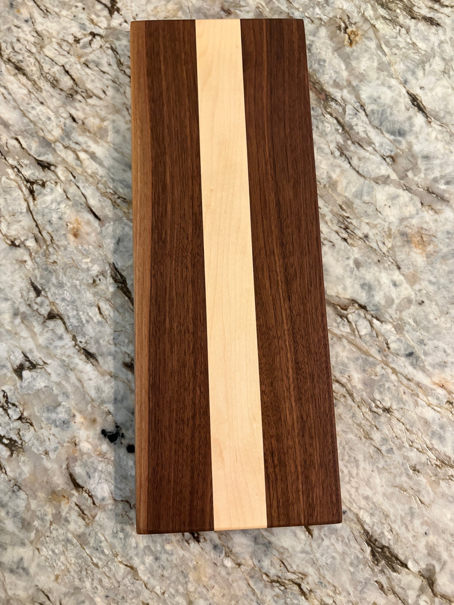 Walnut and Maple Cribbage Board (Customizable) - 3 lane
