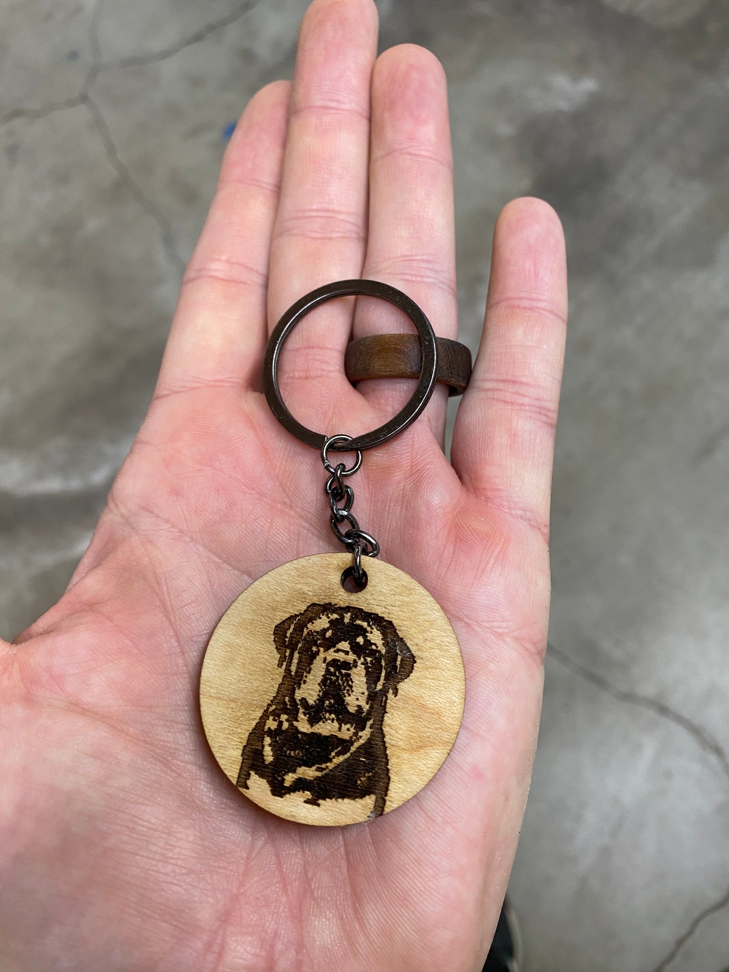 Custom Dog Keychain with picture of your pup