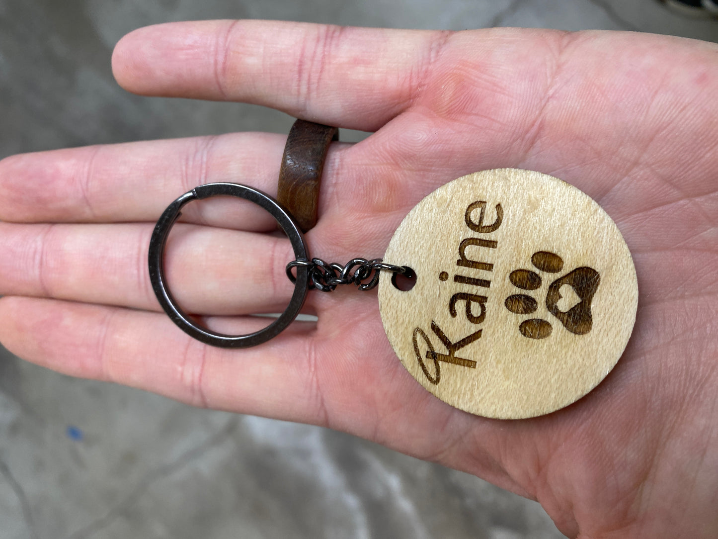 Custom Dog Keychain with picture of your pup