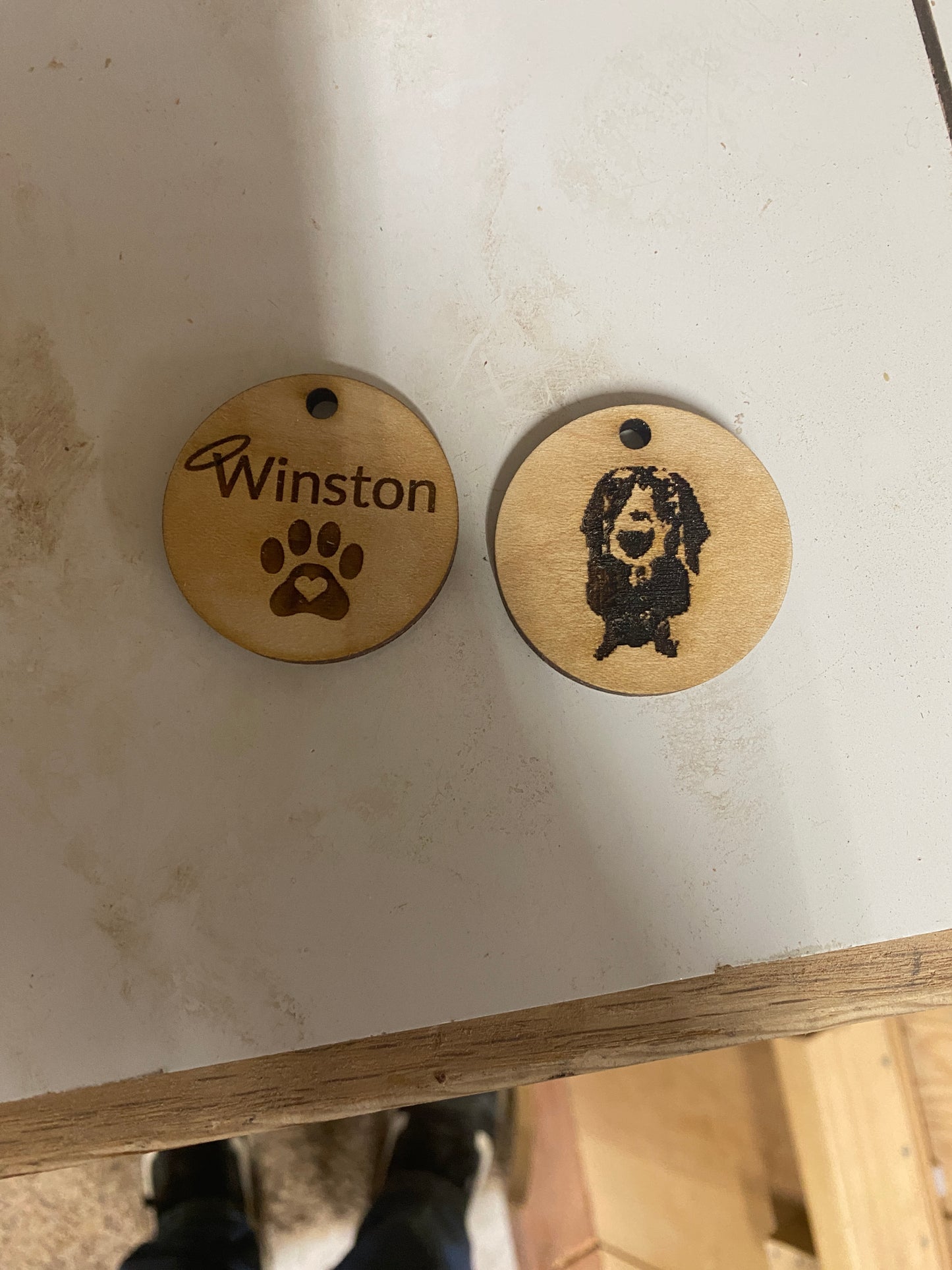 Custom Dog Keychain with picture of your pup
