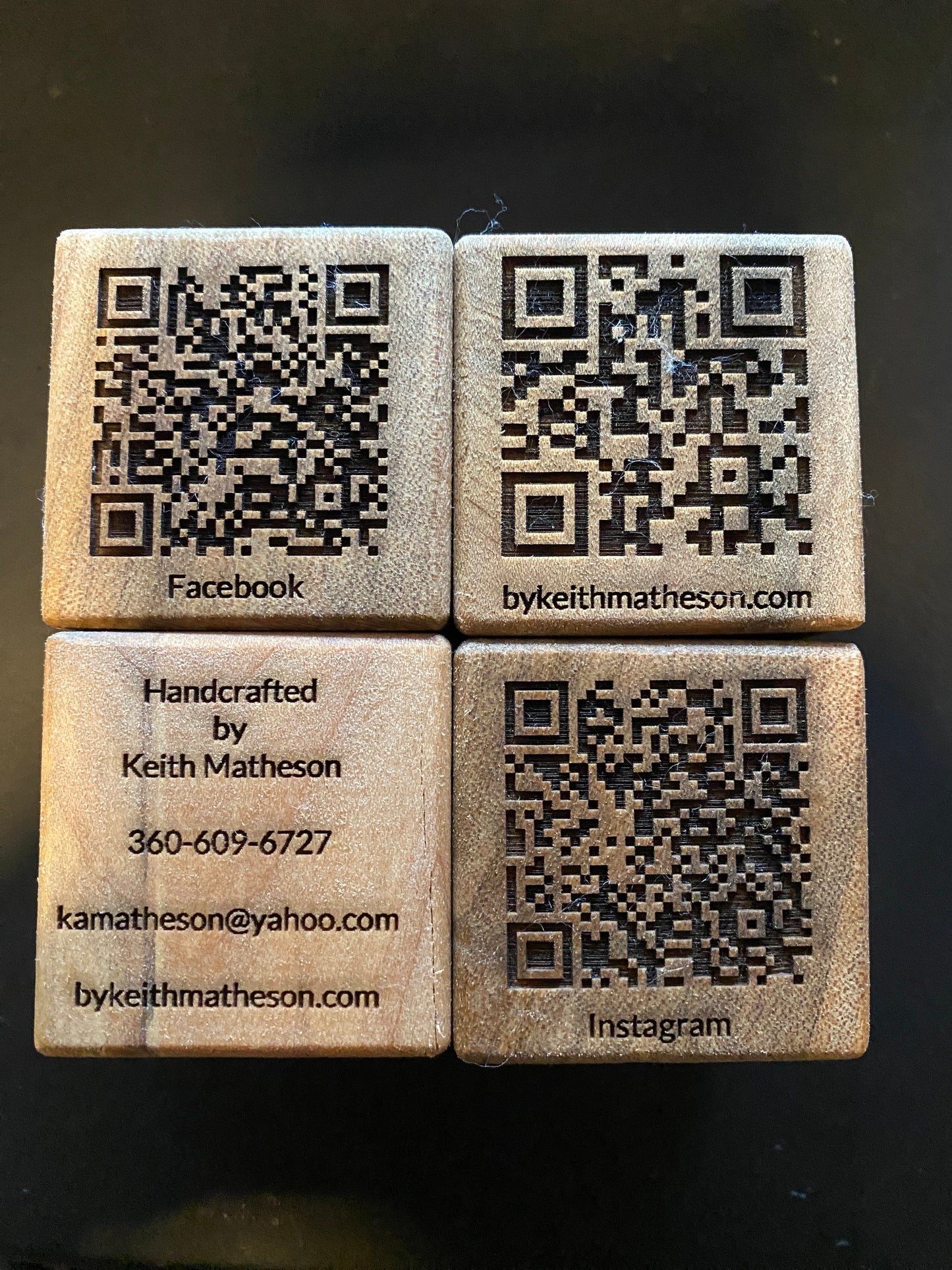 Custom Blocks/Dice - Cherry 2x2