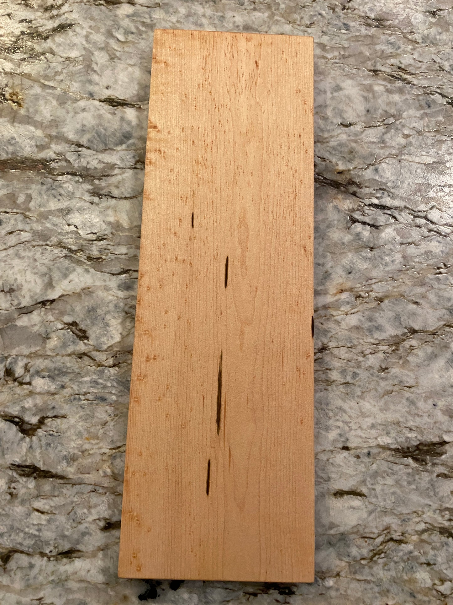 Birdseye maple Cribbage Board (Customizable) - 3 lane