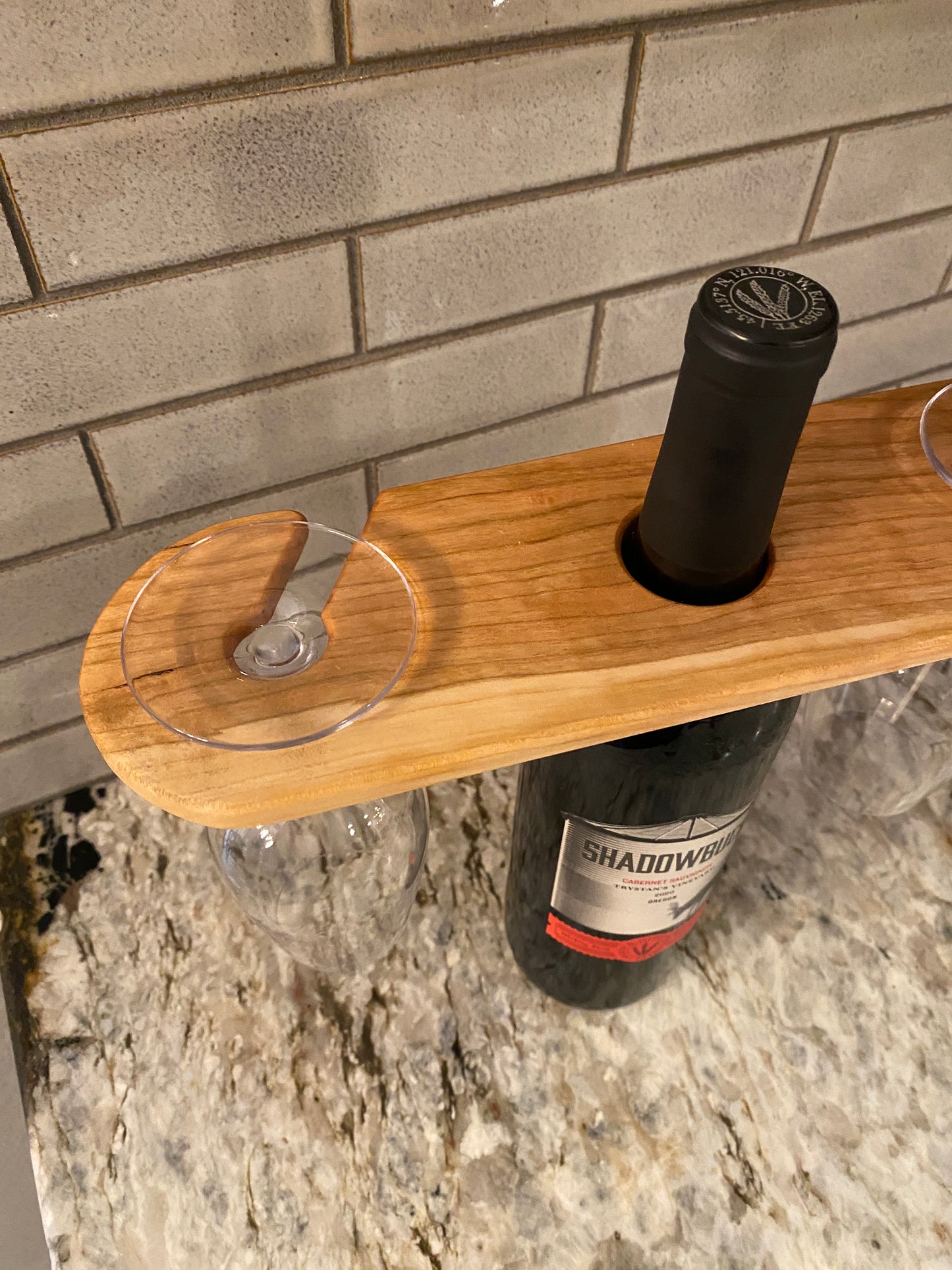 Cherry Wine Caddy with sapwood