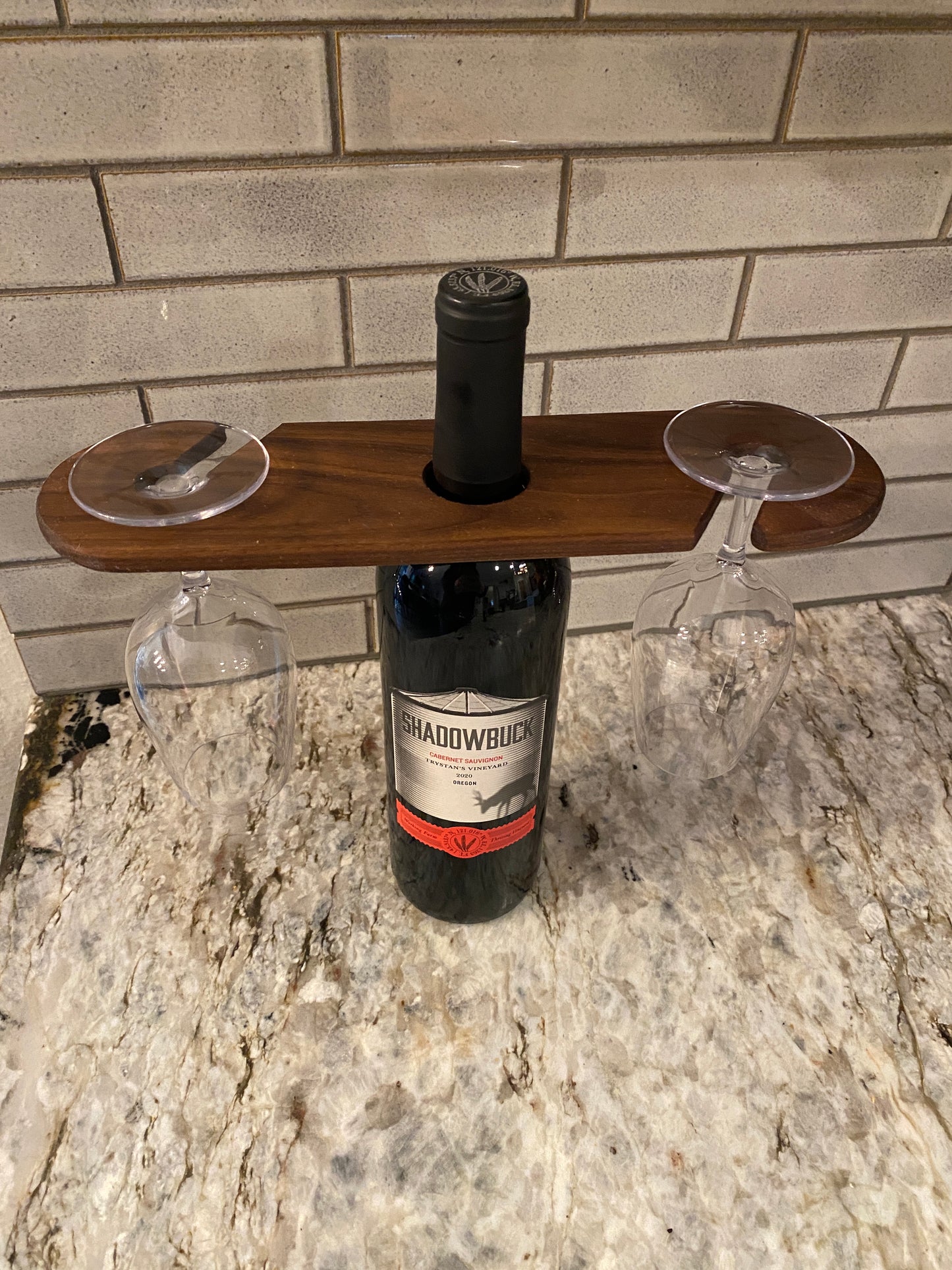 Walnut Wine Caddy