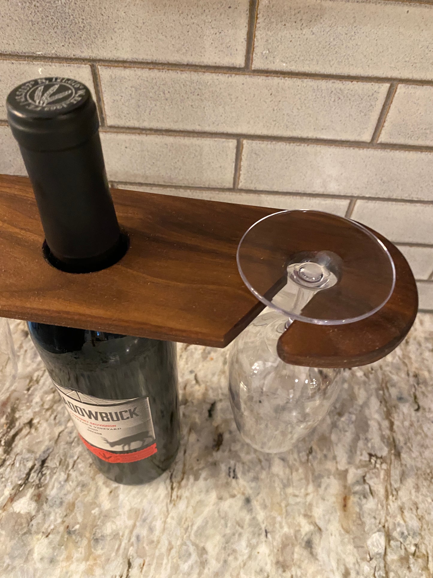 Walnut Wine Caddy