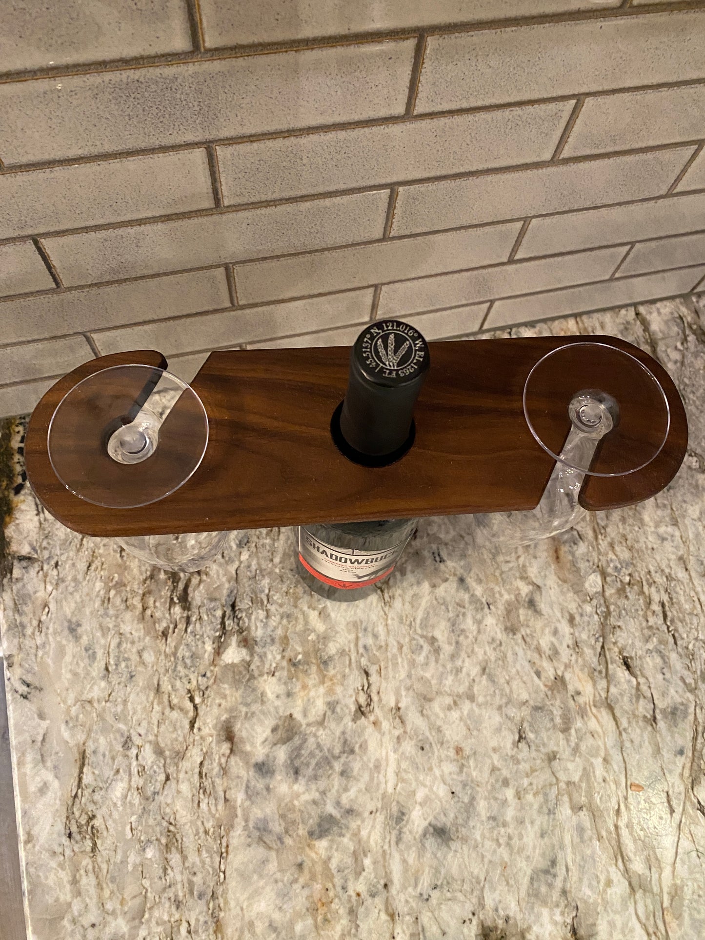 Walnut Wine Caddy