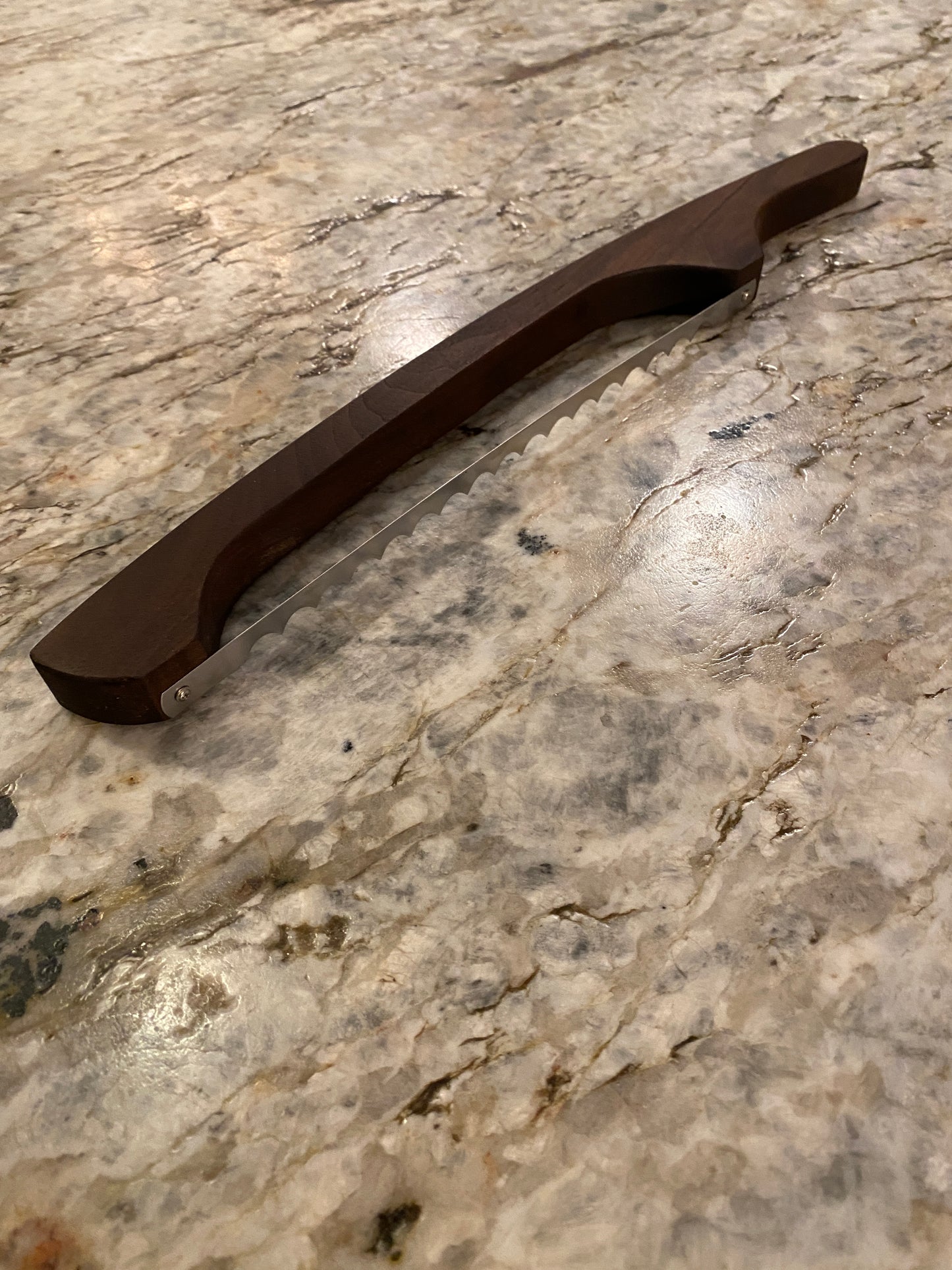 Bread Knife - Walnut