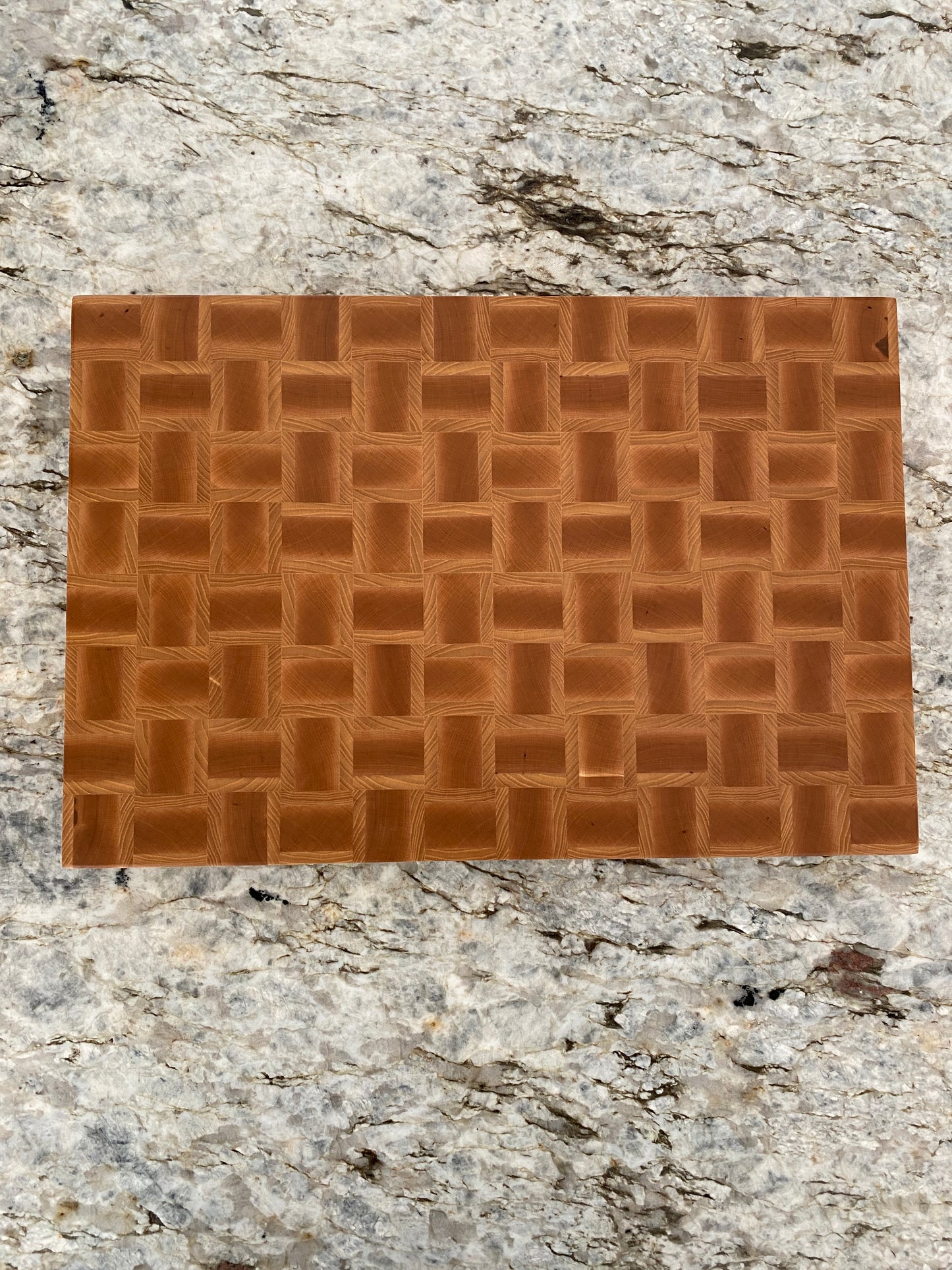 Ash and Maple basketweave end grain
