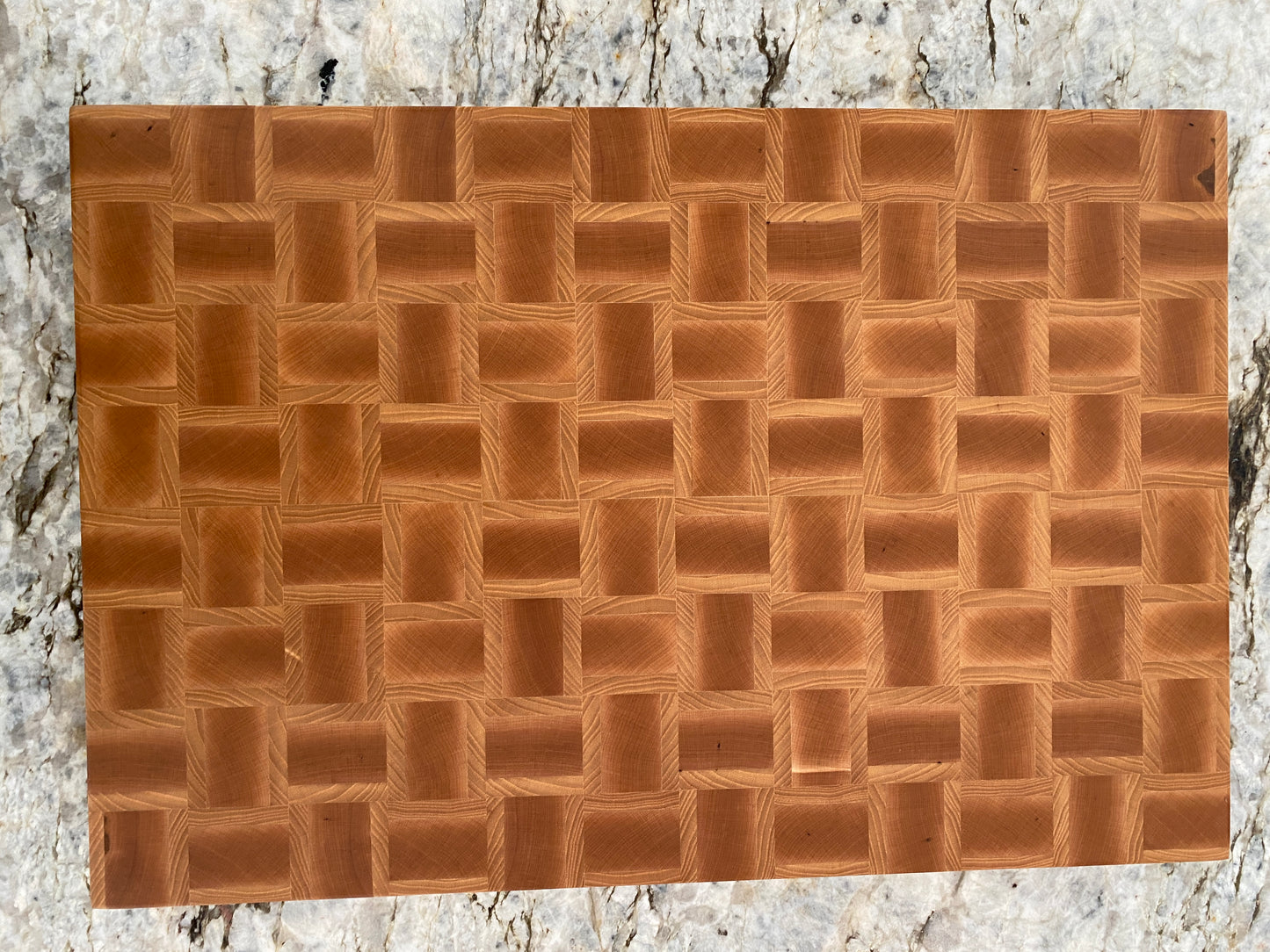 Ash and Maple basketweave end grain