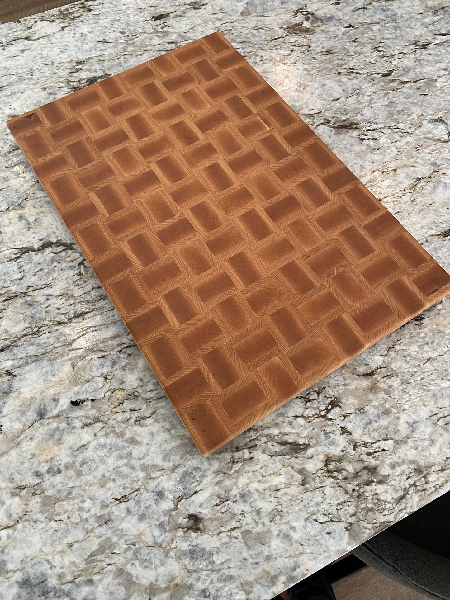 Ash and Maple basketweave end grain