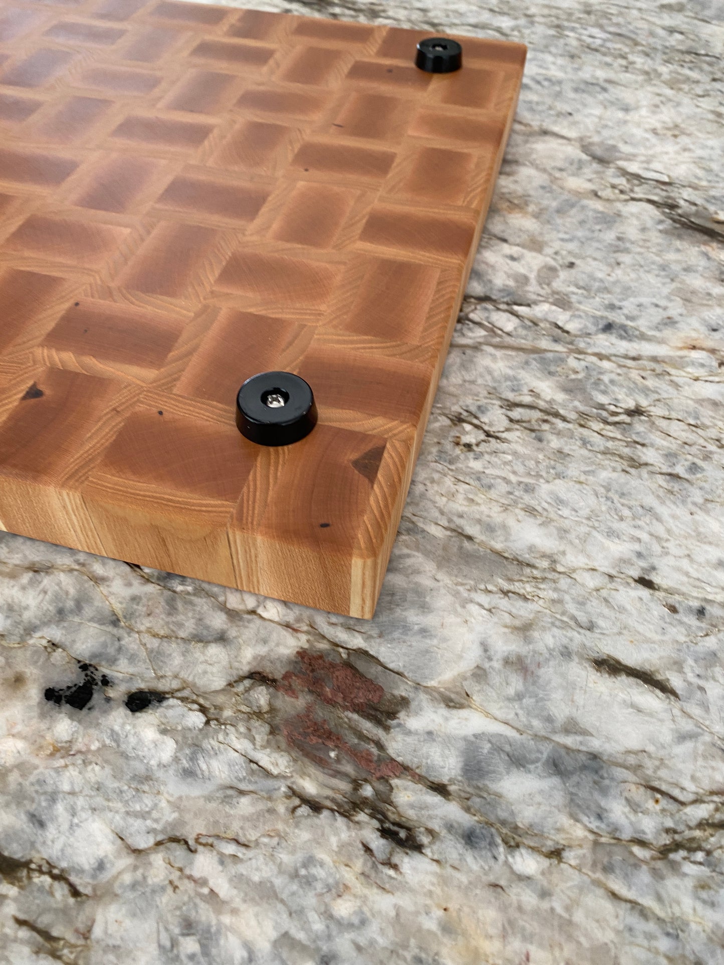 Ash and Maple basketweave end grain