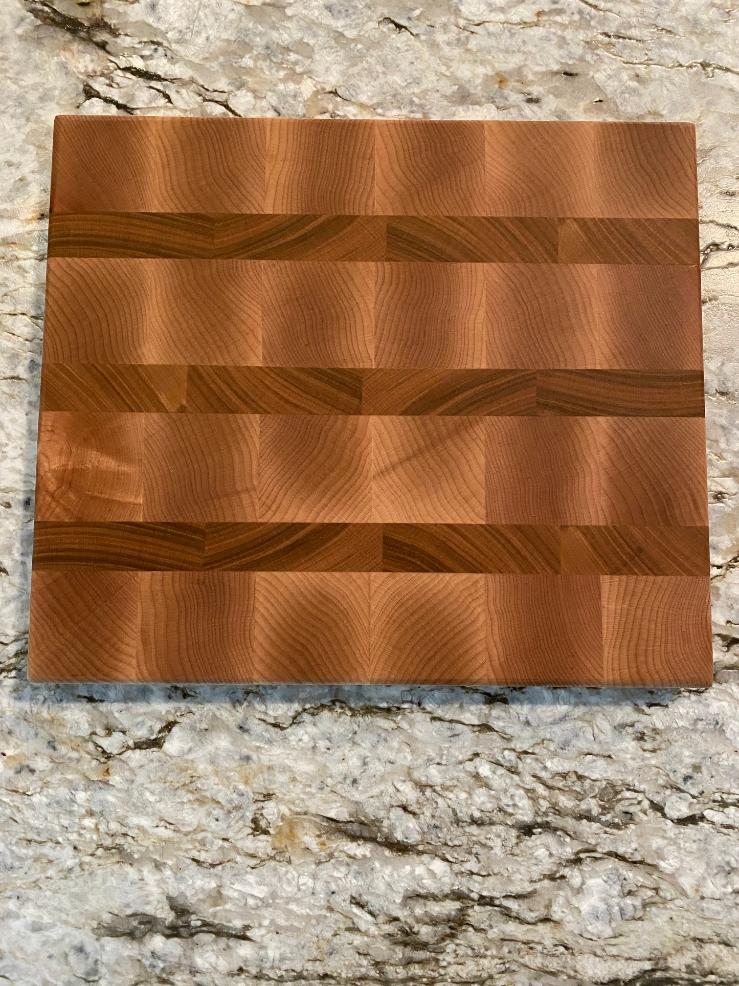 Maple and Cherry end grain bar board