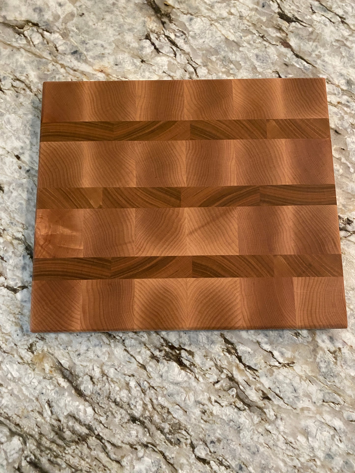 Maple and Cherry end grain bar board