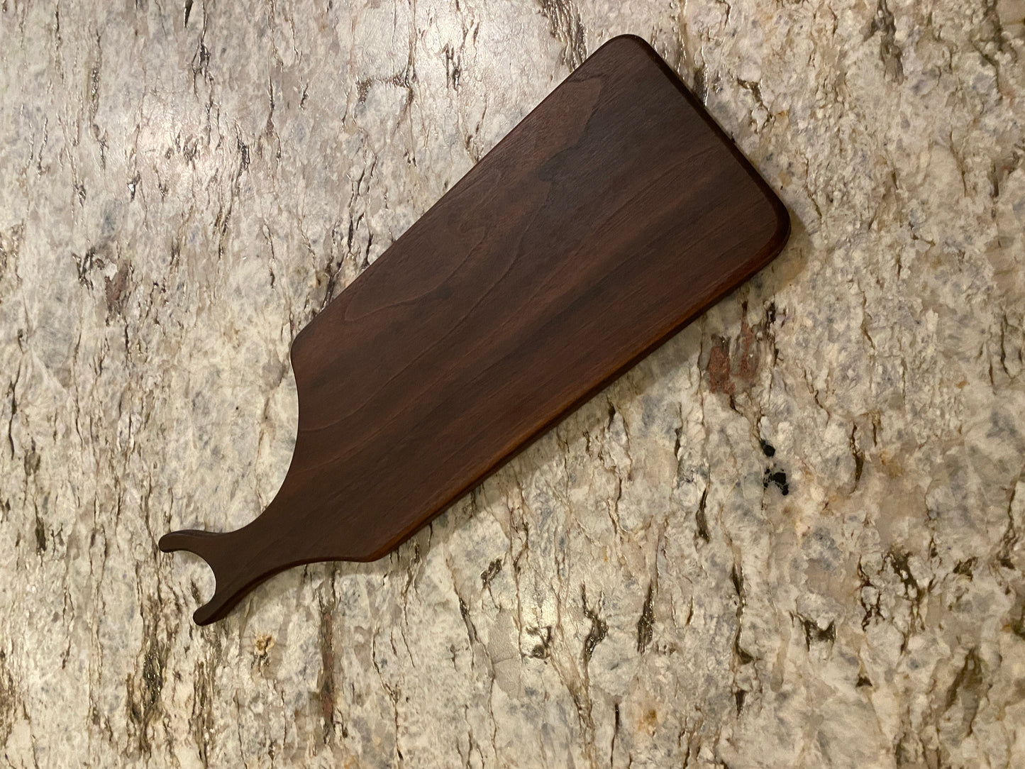 Classic Walnut charcuterie board with handle