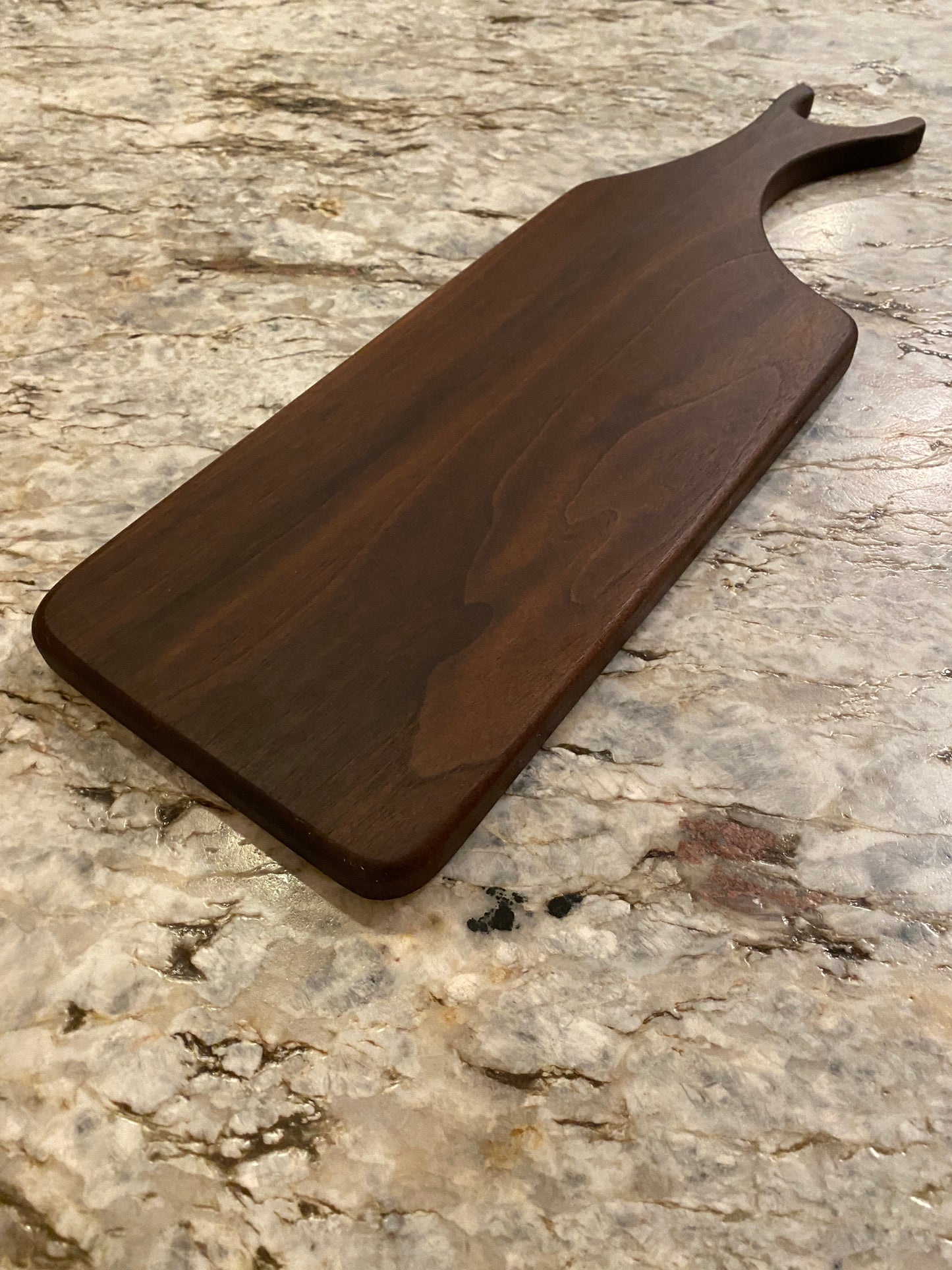 Classic Walnut charcuterie board with handle