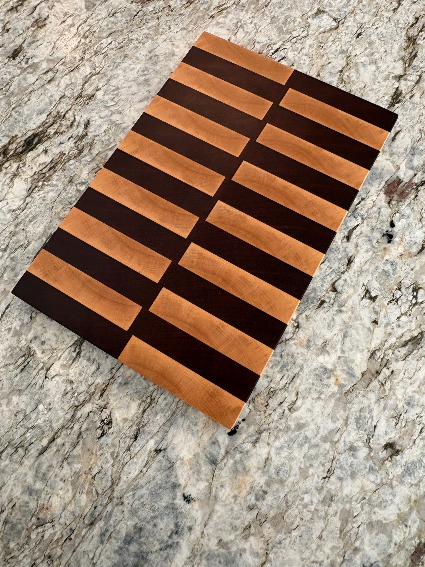 End Grain Brisket board (Maple and Sapele)