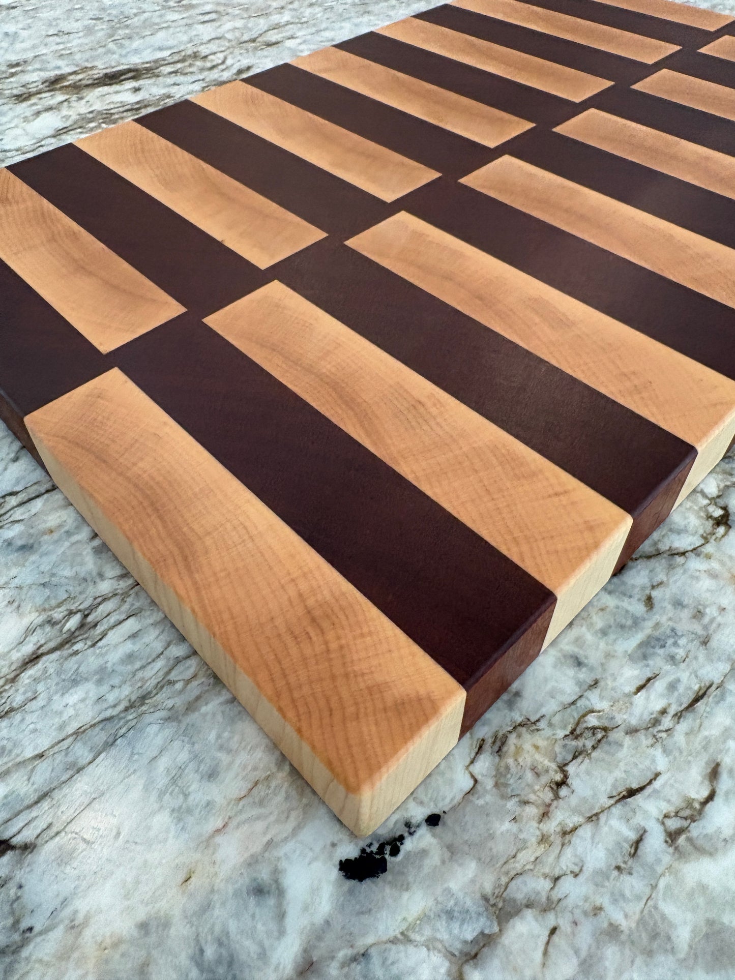 End Grain Brisket board (Maple and Sapele)