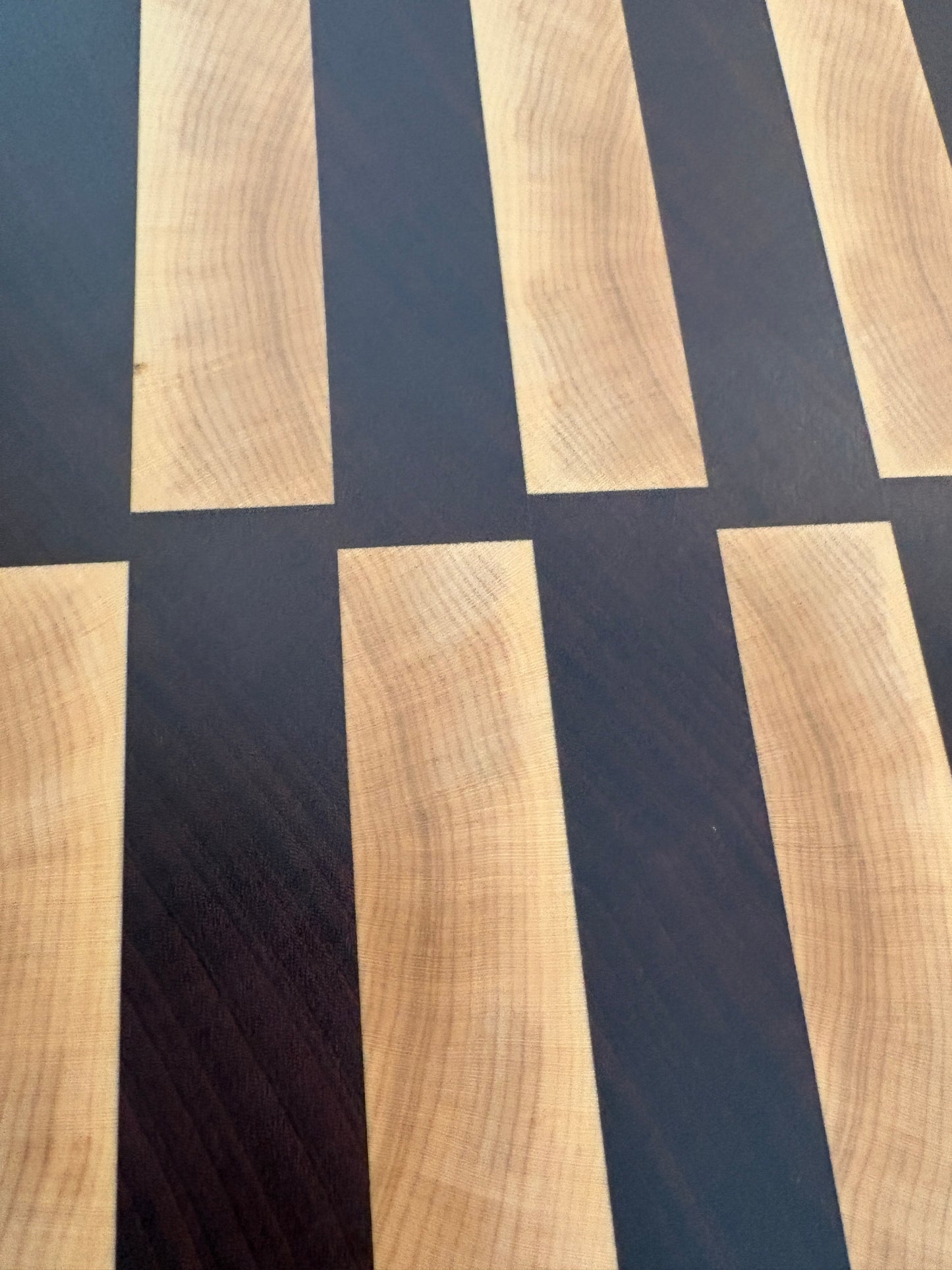 End Grain Brisket board (Maple and Sapele)