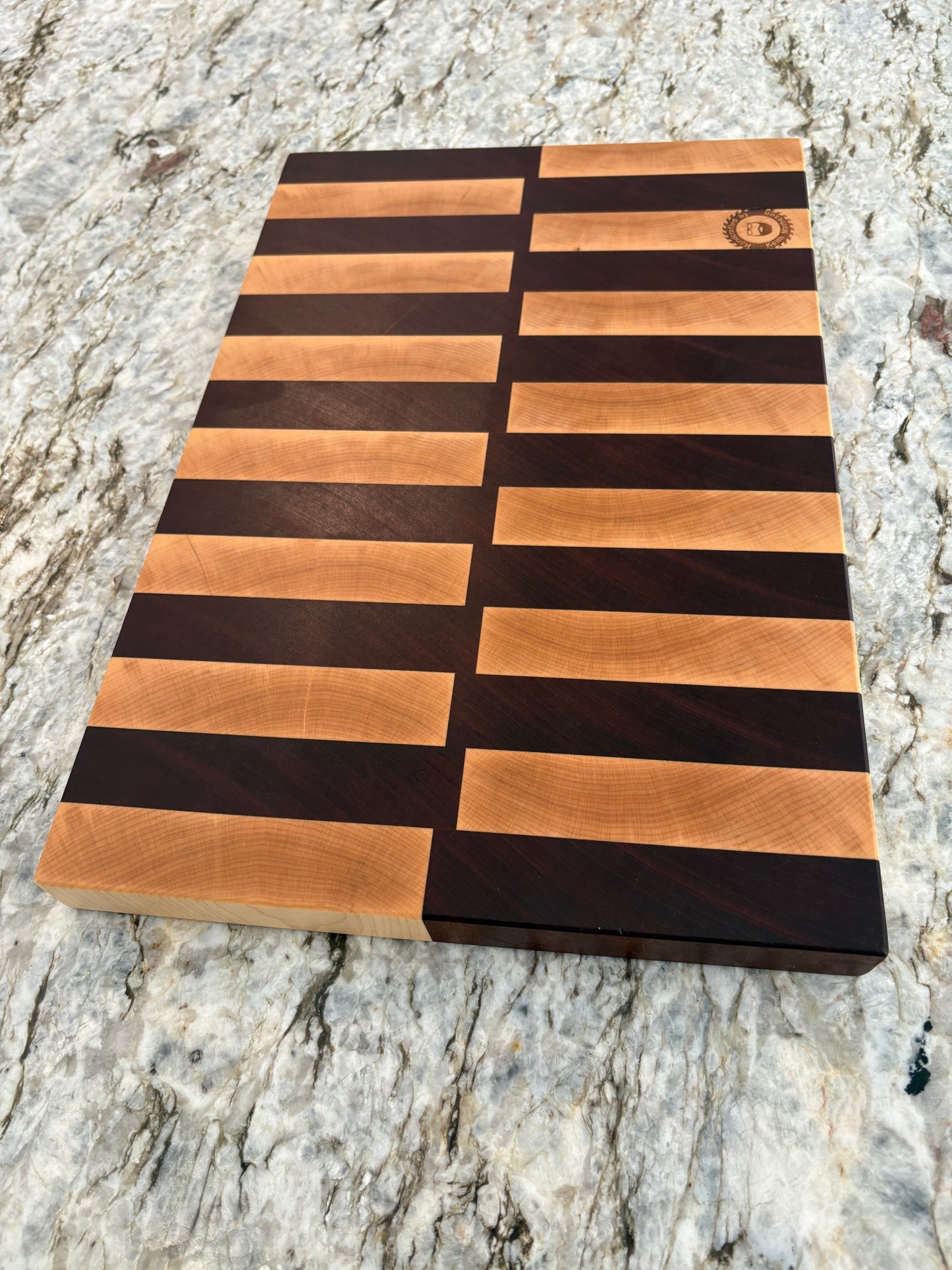End Grain Brisket board (Maple and Sapele)