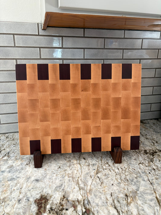 End Grain Brisket board (Maple and Sapele)
