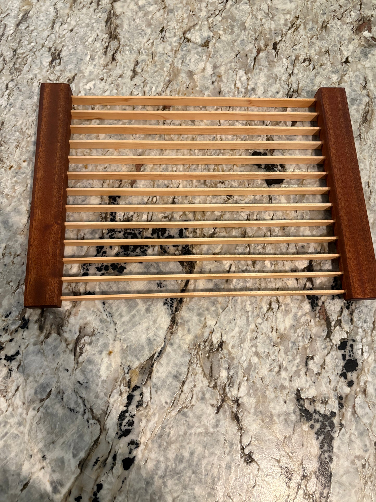 Bread cooling rack (Sapele and Maple)