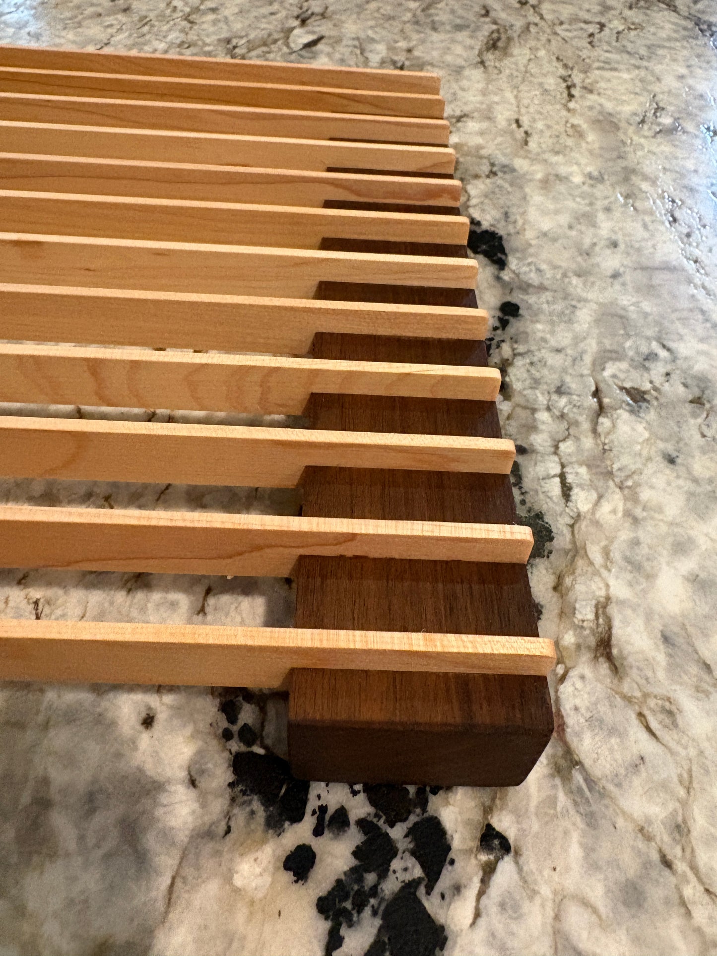Bread cooling rack (Walnut and Maple)