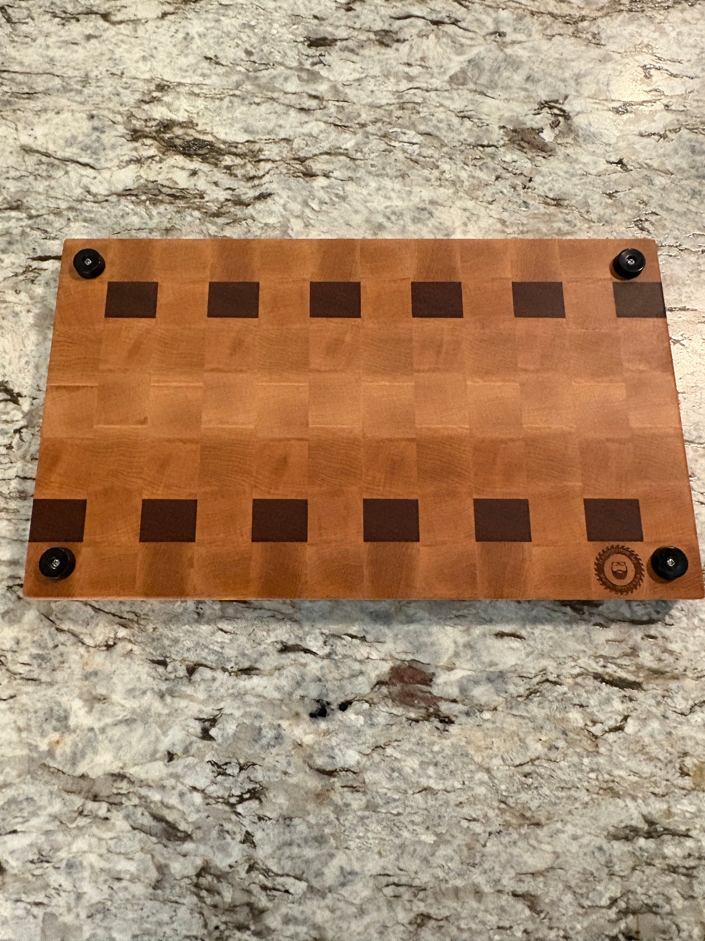 Brisket board with juice groove (Maple and Sapele)