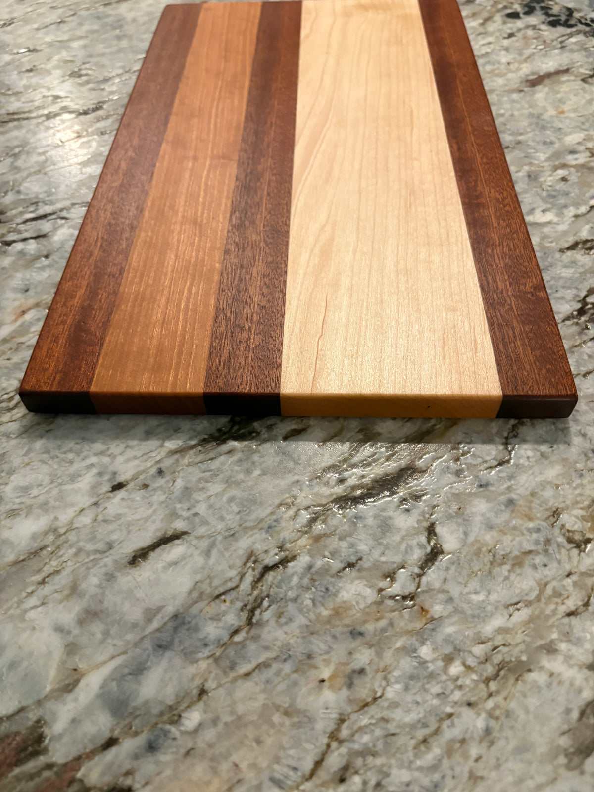 Maple, Sapele and Cherry Cutting Board