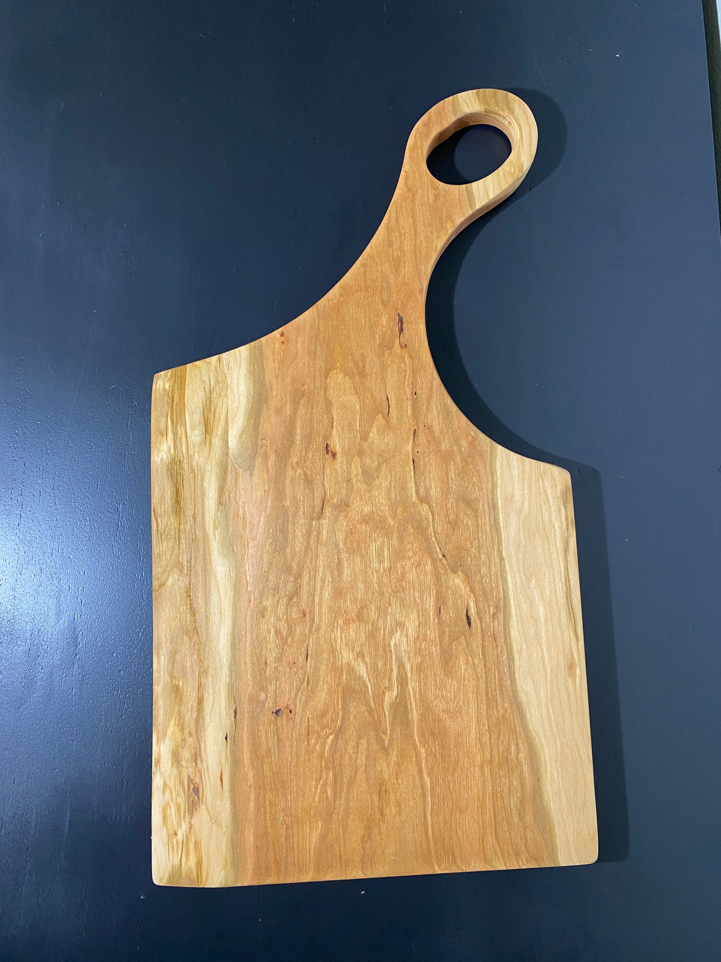 Classic cherry charcuterie board with handle