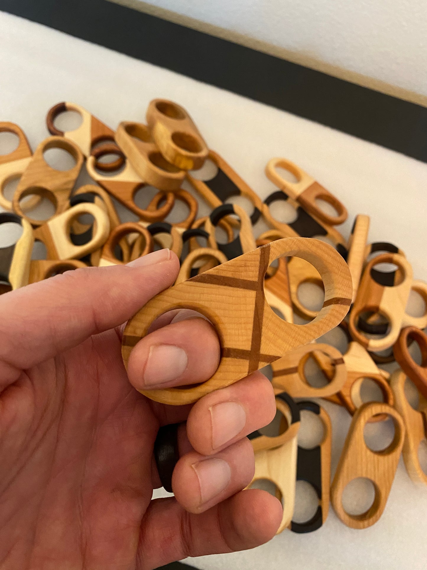 Hardwood fidgets