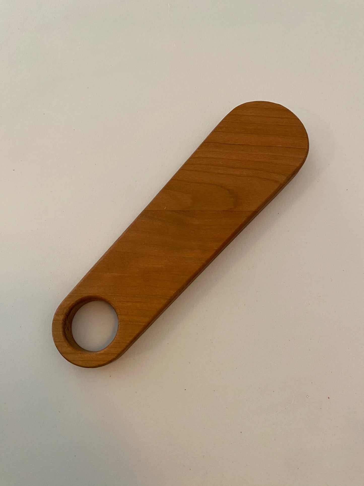 Large Hardwood Bottle Opener - Cherry