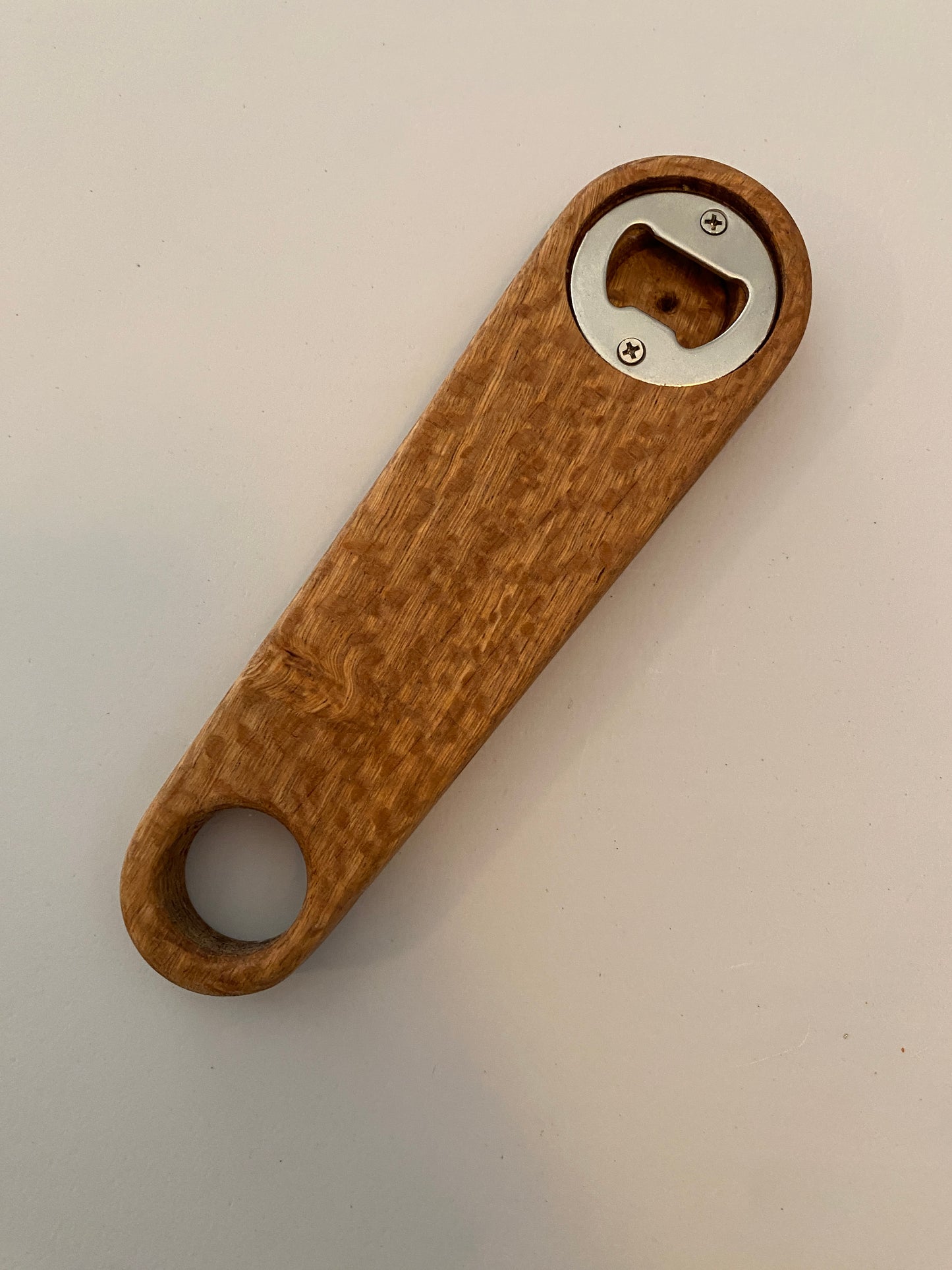 Large Hardwood Bottle Opener - Lacewood