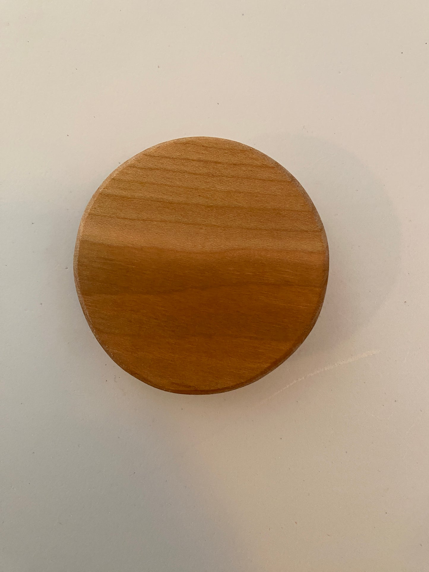 Round Hardwood Bottle Opener - Cherry