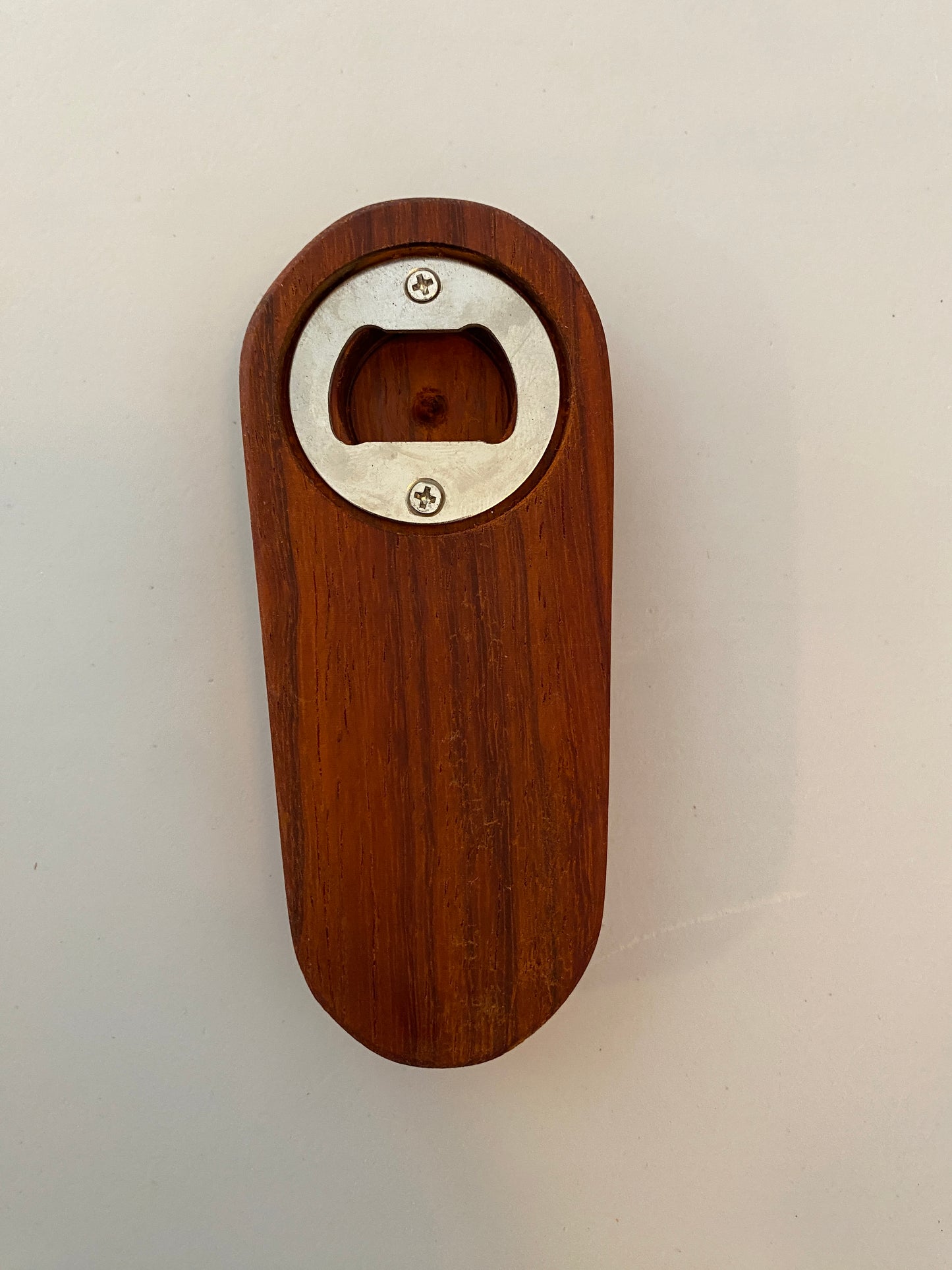 Medium Hardwood Bottle Opener - Padauk