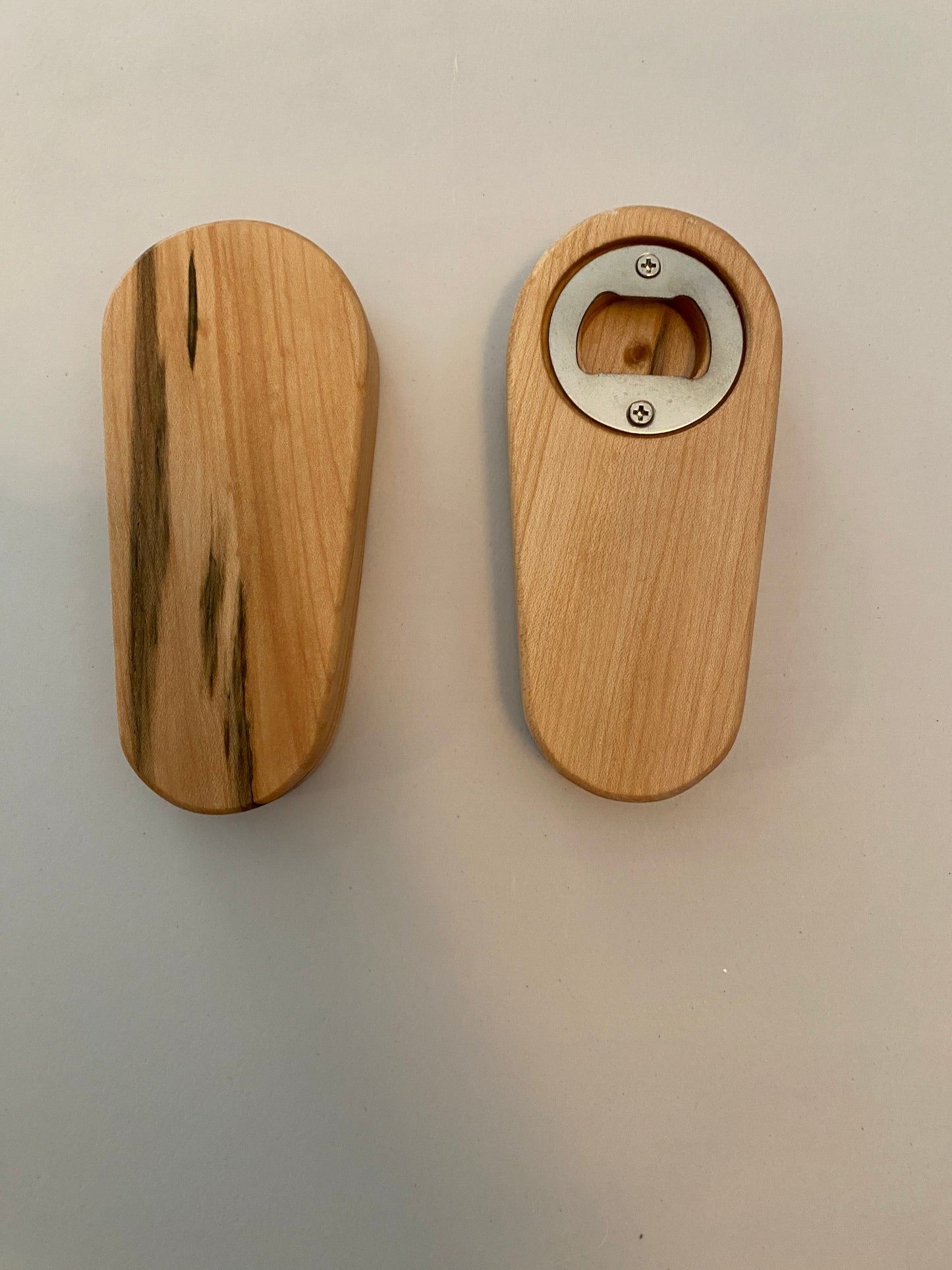 Medium Hardwood Bottle Opener - Maple