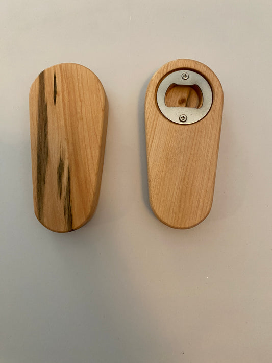 Medium Hardwood Bottle Opener - Maple