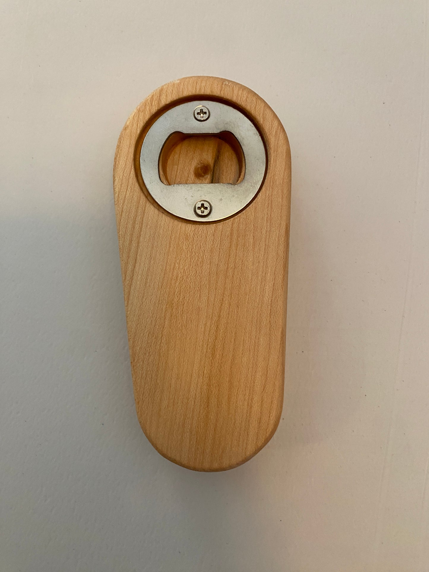 Medium Hardwood Bottle Opener - Maple