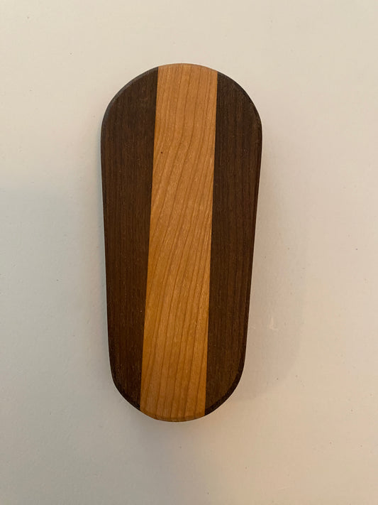 Medium Hardwood Bottle Opener - Walnut and Cherry