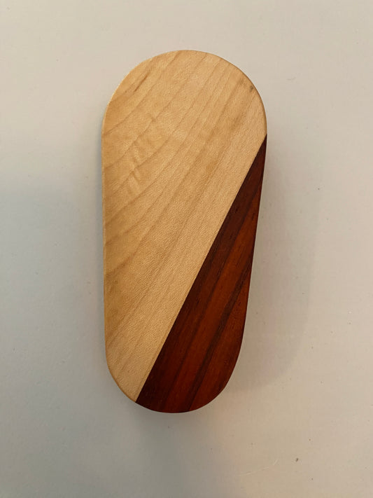 Medium Hardwood Bottle Opener - Padauk and Maple