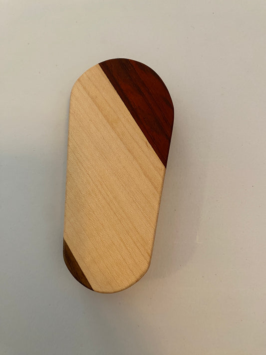 Medium Hardwood Bottle Opener - Padauk, Maple and Walnut
