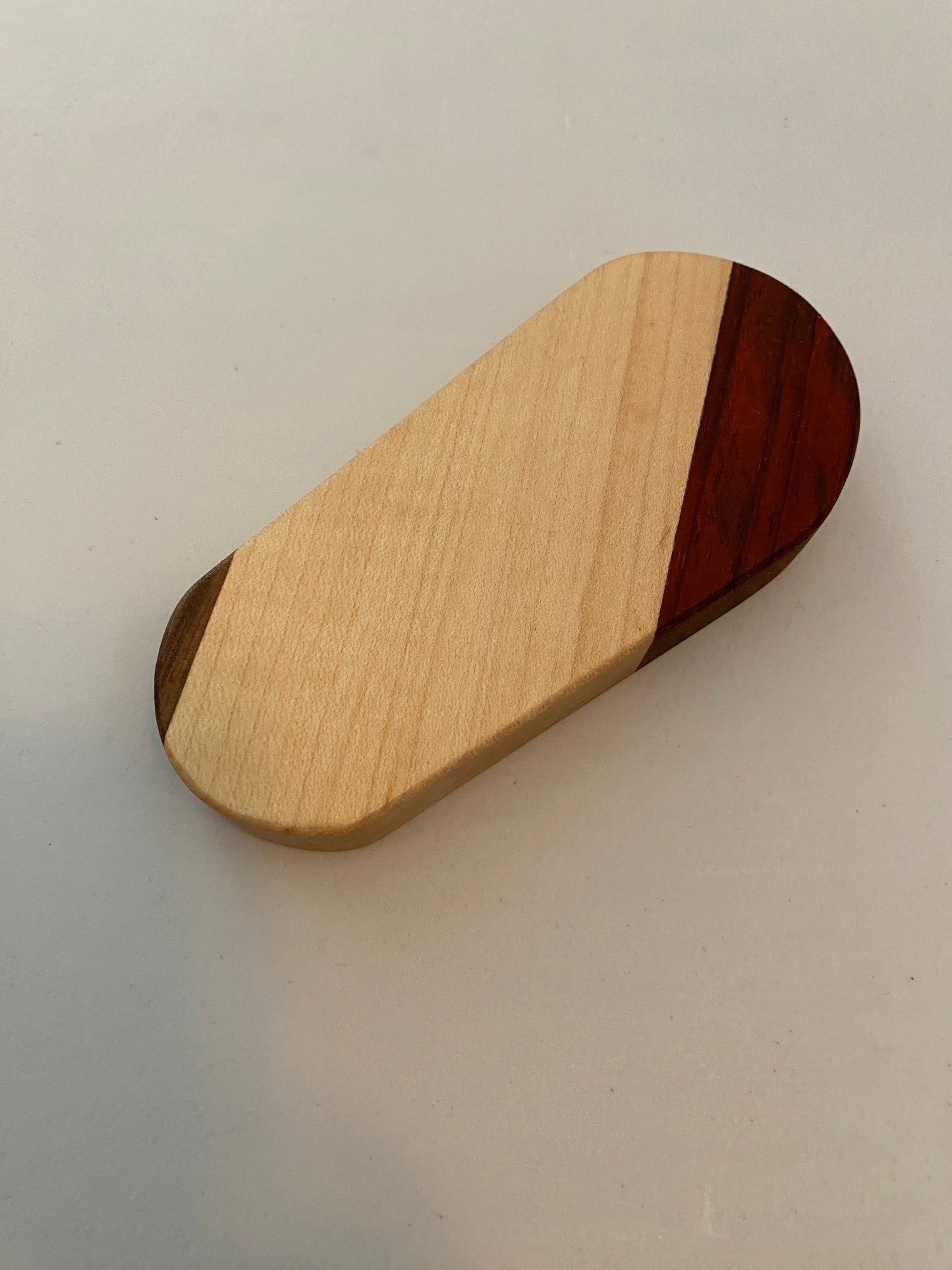 Medium Hardwood Bottle Opener - Padauk, Maple and Walnut
