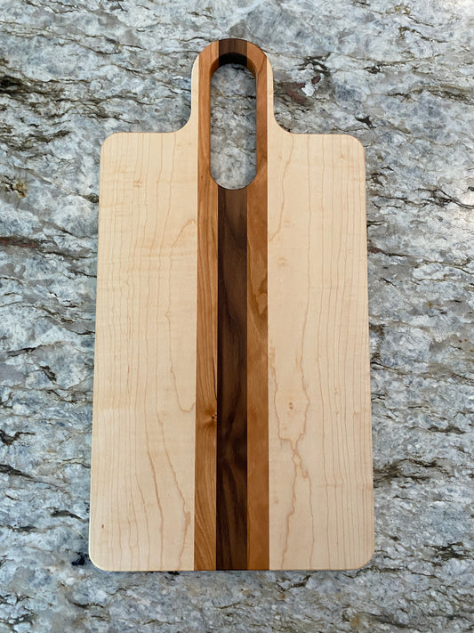 Figured Maple, Walnut and Cherry Charcuterie board