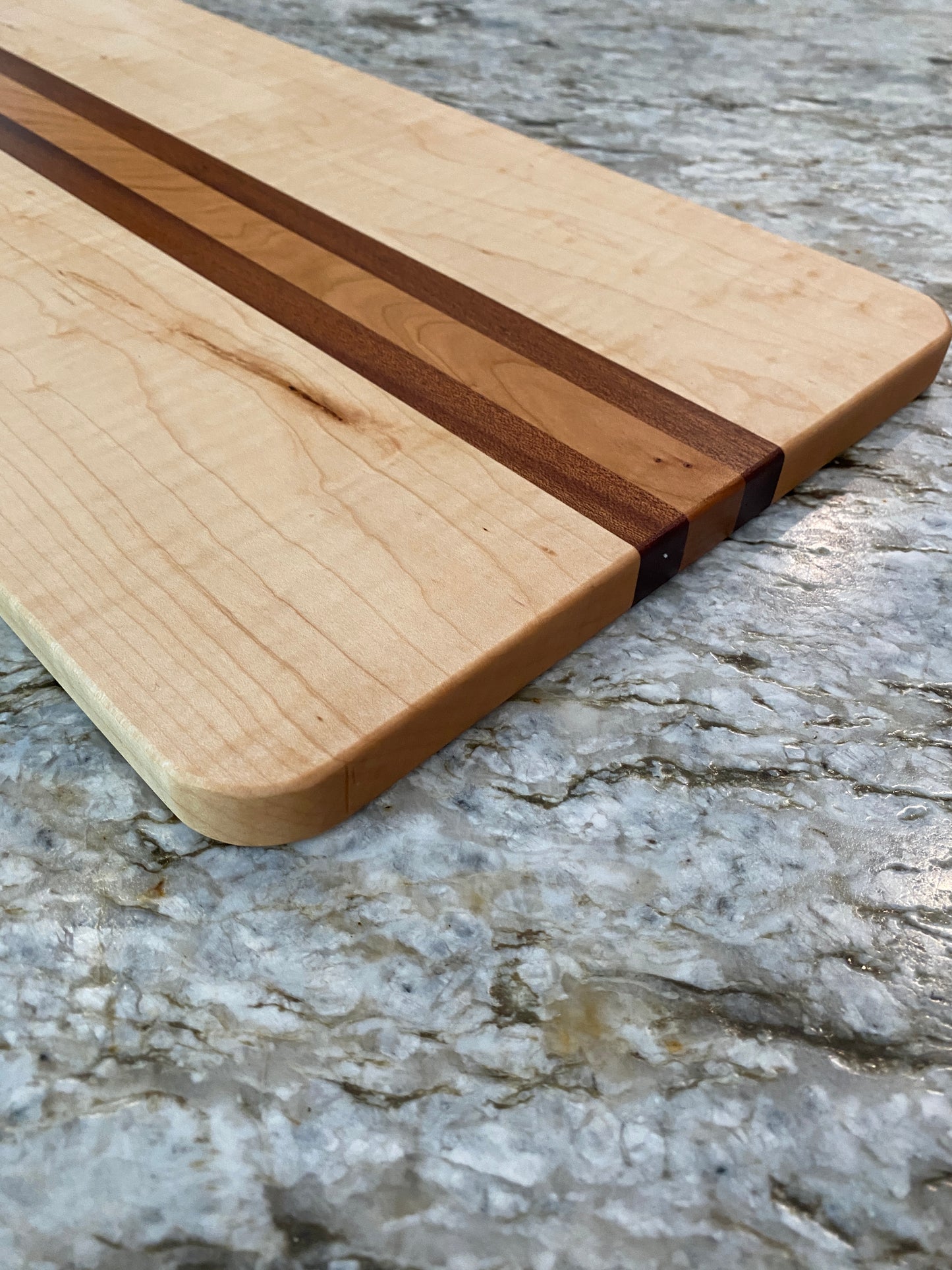 Figured Maple, Sapele and Cherry Charcuterie board