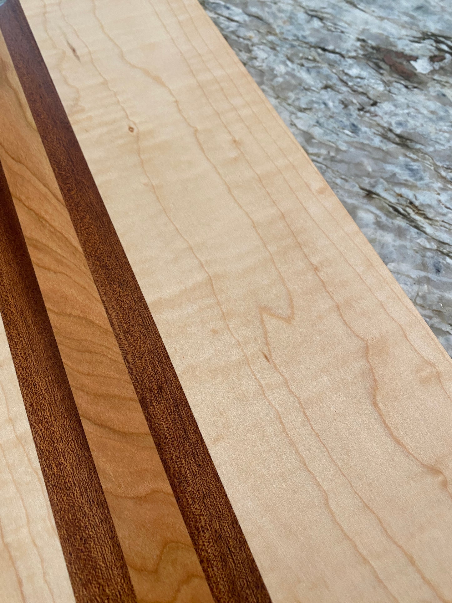 Figured Maple, Sapele and Cherry Charcuterie board
