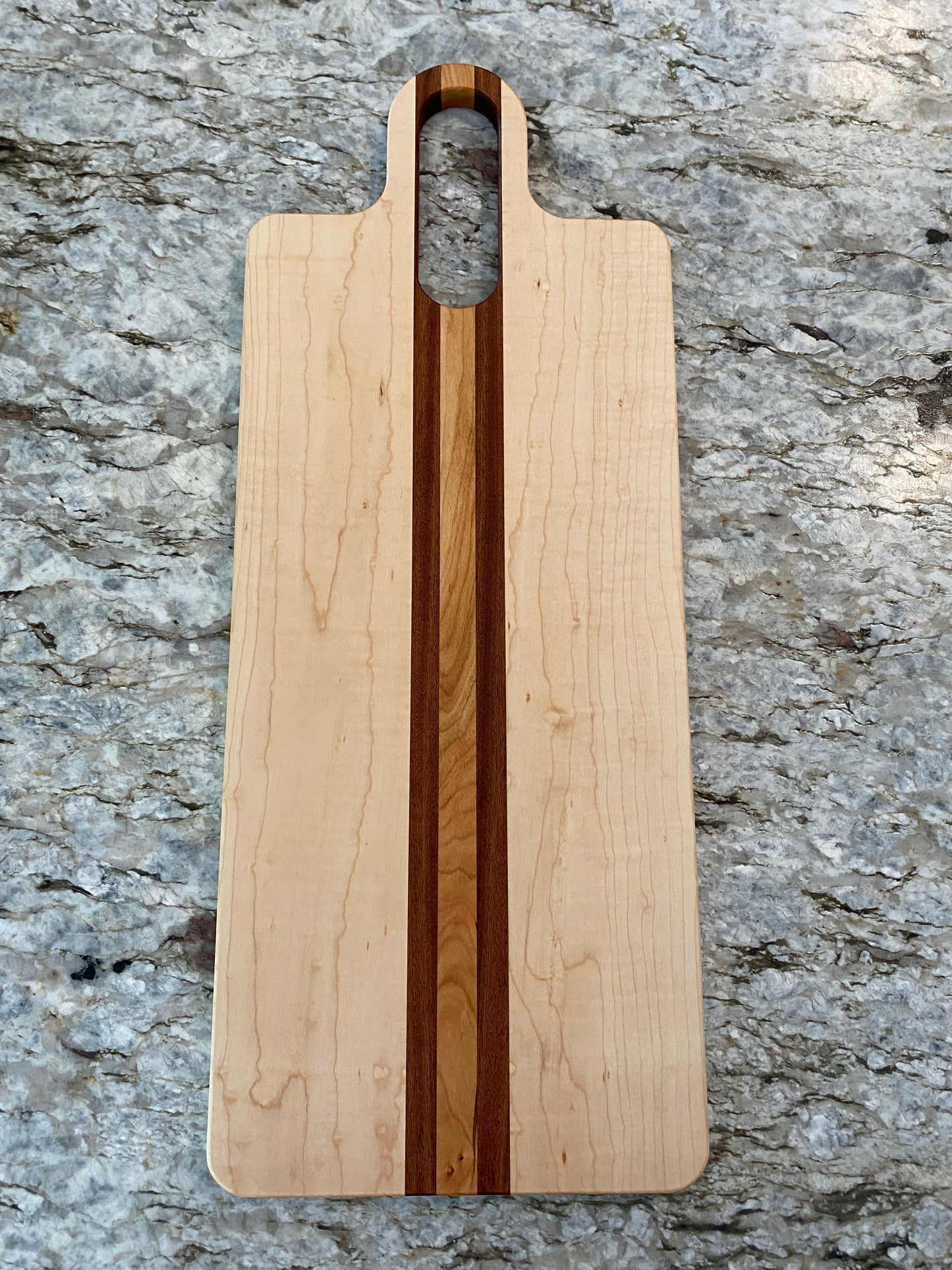 Figured Maple, Sapele and Cherry Charcuterie board