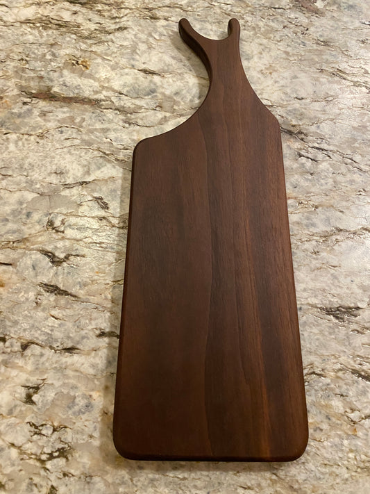 Classic Walnut charcuterie board with handle