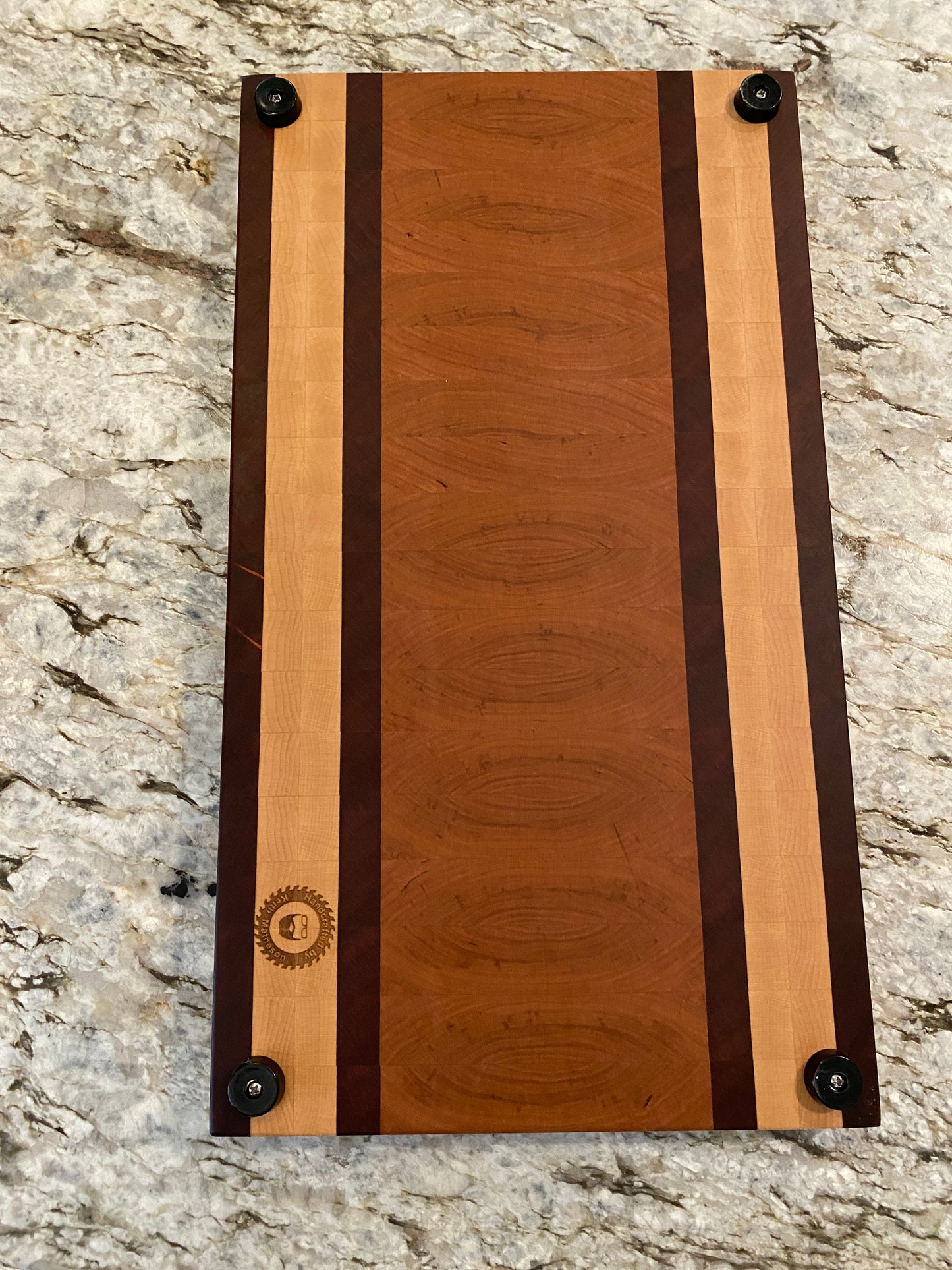 End Grain Brisket board (Cherry, Maple and Sapele)