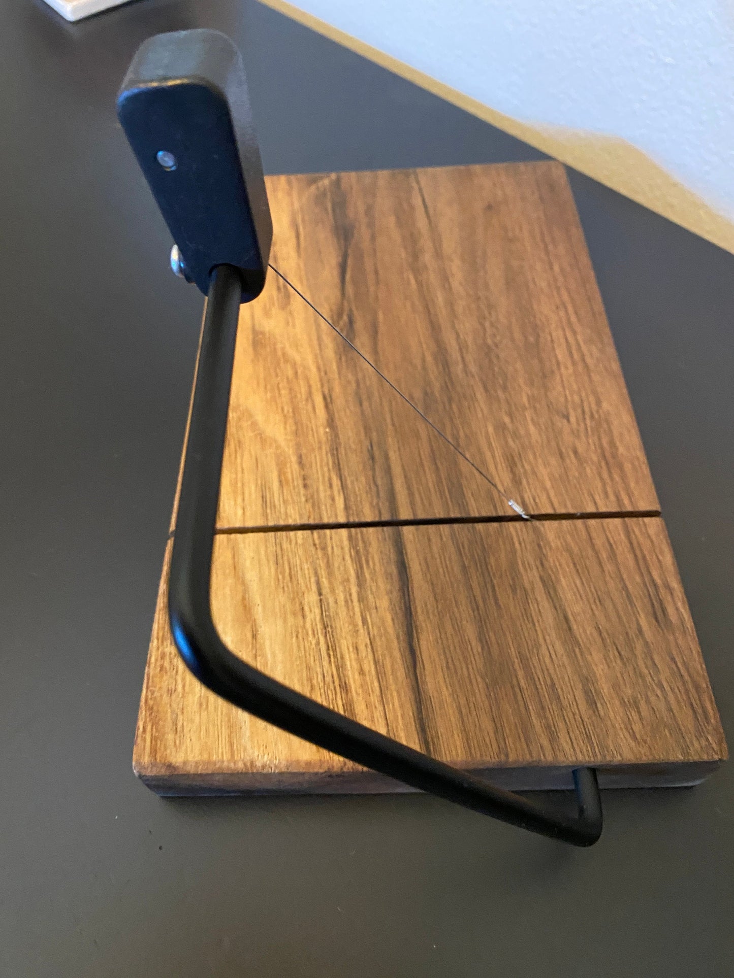 Cheese slicing board - made from locally harvested walnut